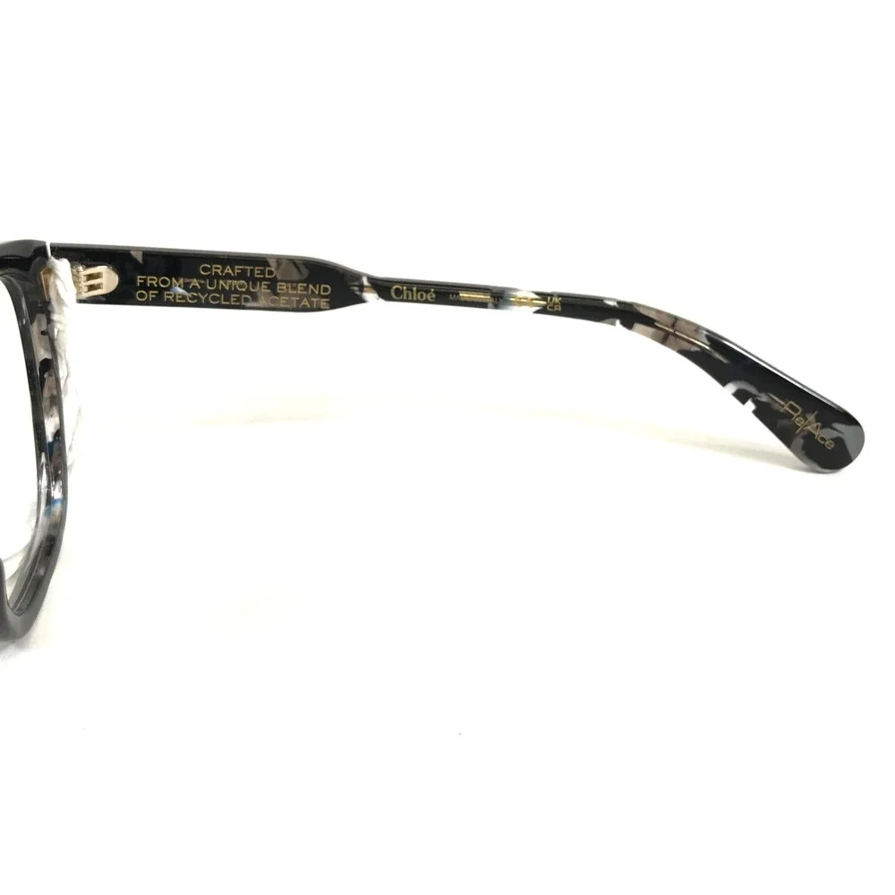 Chloe Eyeglasses Frame CH0265O 004 DEEP BLUE Tortoise Cat Eye Full Rim 54-18-145